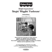 Fisher Price Mattel Singin Wigglin Funhouse 71915 Toy manual cover