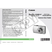 Canon Digital IXUS 870 IS manual cover