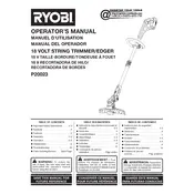 Ryobi P20023 Trimmer manual cover