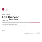 LG 34GP950G 34GP950G-B.AUS Monitor manual cover