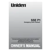 Uniden SSE P1 Alert Pendant manual cover