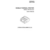 Citizen CMP-40 Series Printer manual cover