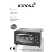 Korona 57155 Oven manual cover