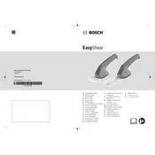 Bosch EasyShear Shear manual cover