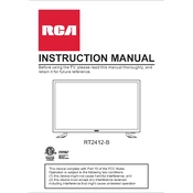 RCA RT2412-B TV manual cover