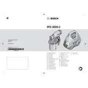 Bosch PFS 3000-2 Spray manual cover