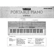 Yamaha YPR-1 Piano manual cover