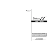 Roland KF-90 manual cover