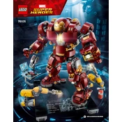 LEGO Iron Man 76105 Construction Set manual cover