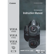 Canon VIXIA HF M52 manual cover