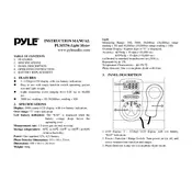 Pyle PLMT56 Light Meter manual cover