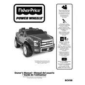 Power Wheels Mattel Ford F-150 Camo Purple Pink BCV58 Toy manual cover