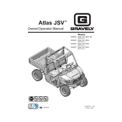 Gravely Atlas JSV 996204 2020 Utility Vehicle manual cover