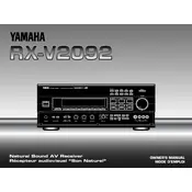 Yamaha RX-V2092 Receiver manual cover