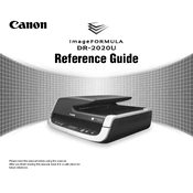 Canon DR-2020U manual cover