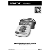 Sencor SBP 6800WH Blood Pressure Monitor manual cover