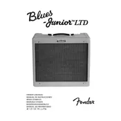 Fender Blues Junior LTD Lacquered Tweed 0213205700 120V Amplifier manual cover