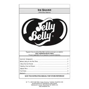 Jelly Belly L5879A JB15333 Ice Shaver manual cover