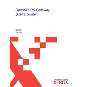 Xerox DocuSP IPS Gateway Software manual cover