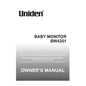 Uniden BW4151 Monitor manual cover