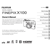 Fujifilm FinePix X100 Camera manual cover