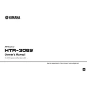 Yamaha HTR-3069 Receiver manual cover