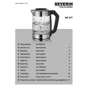 Severin WK 3477 Kettle manual cover