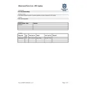 Husqvarna PA1100 Saw