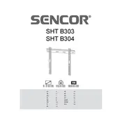 Sencor SHT B303 Mount manual cover