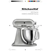 KitchenAid KSM85PBOB Mixer manual cover