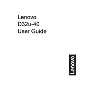 Lenovo D32U-20 C22320UD0 Monitor manual cover