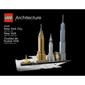 LEGO New York City 21028 Construction Set manual cover