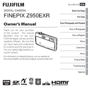 Fujifilm FinePix Z950EXR Camera manual cover