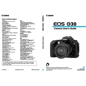 Canon EOS D30 manual cover