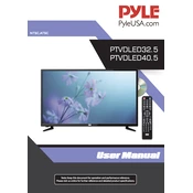 Pyle PTVDLED32.5 TV manual cover