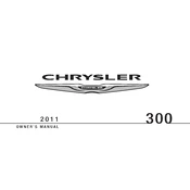 Chrysler 300 2011 Sedan manual cover