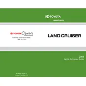 Toyota Land Cruiser 2008 SUV manual cover