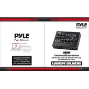 Pyle PMUX9 Interface manual cover