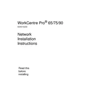 Xerox WorkCentre Pro 65 Printer manual cover