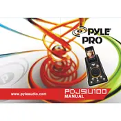 Pyle PDJSIU100 DJ Player manual cover