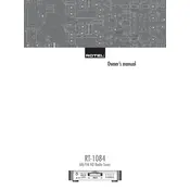 Rotel RT-1084 Tuner manual cover