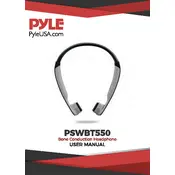 Pyle PSWBT550 Headphones manual cover