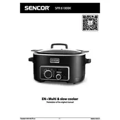 Sencor SPR 6100BK Rice Cooker manual cover