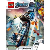 LEGO Avengers 76166 Construction Set manual cover