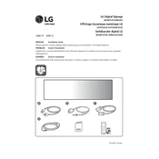 LG 88BH7F 88BH7F-B.AUS Signage manual cover