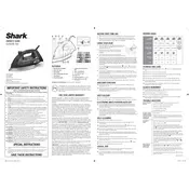 Shark GI505 55 Iron manual cover