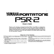 Yamaha PSR-2 Keyboard manual cover