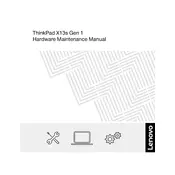 Lenovo ThinkPad X13s Gen 1 Laptop manual cover