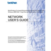 Brother Wireless Multi-function Print Server manual cover