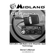 Midland 1001LWX manual cover